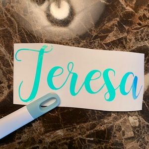 Fun! Hologram First Name Teresa Decorate Yeti !